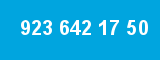 923 642 17 50 923 642 17 50